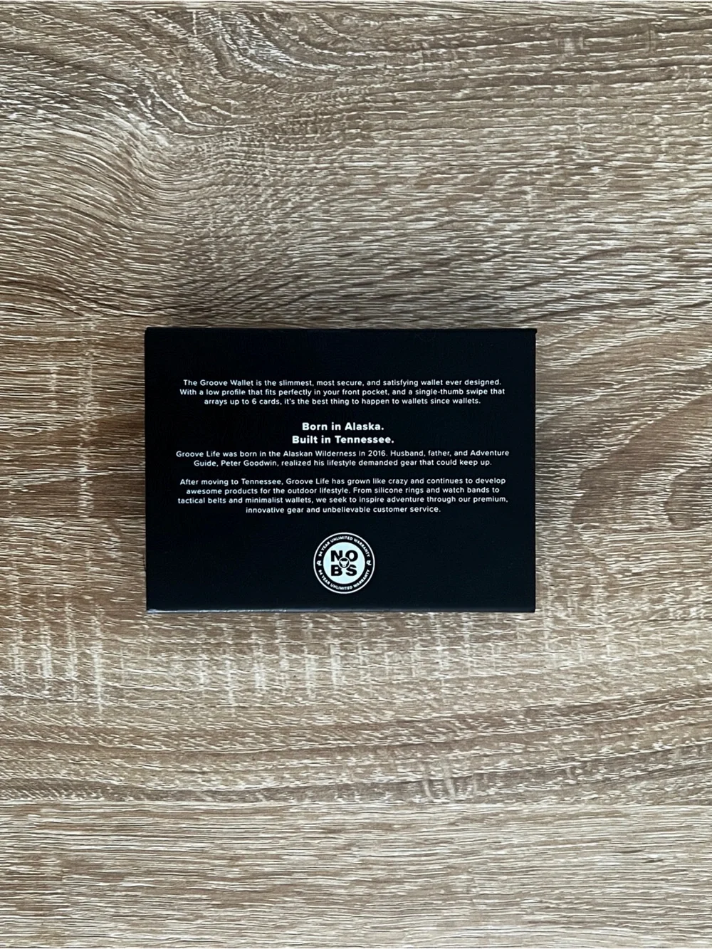 Groove Life Wallet Black – Gently Used w/ Original Packaging